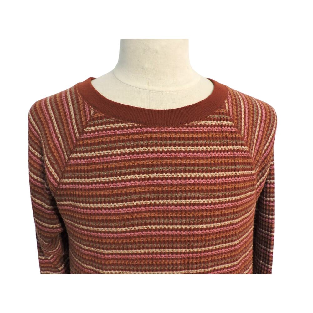 Loft Striped Crewneck Sweater Tunic Size XL